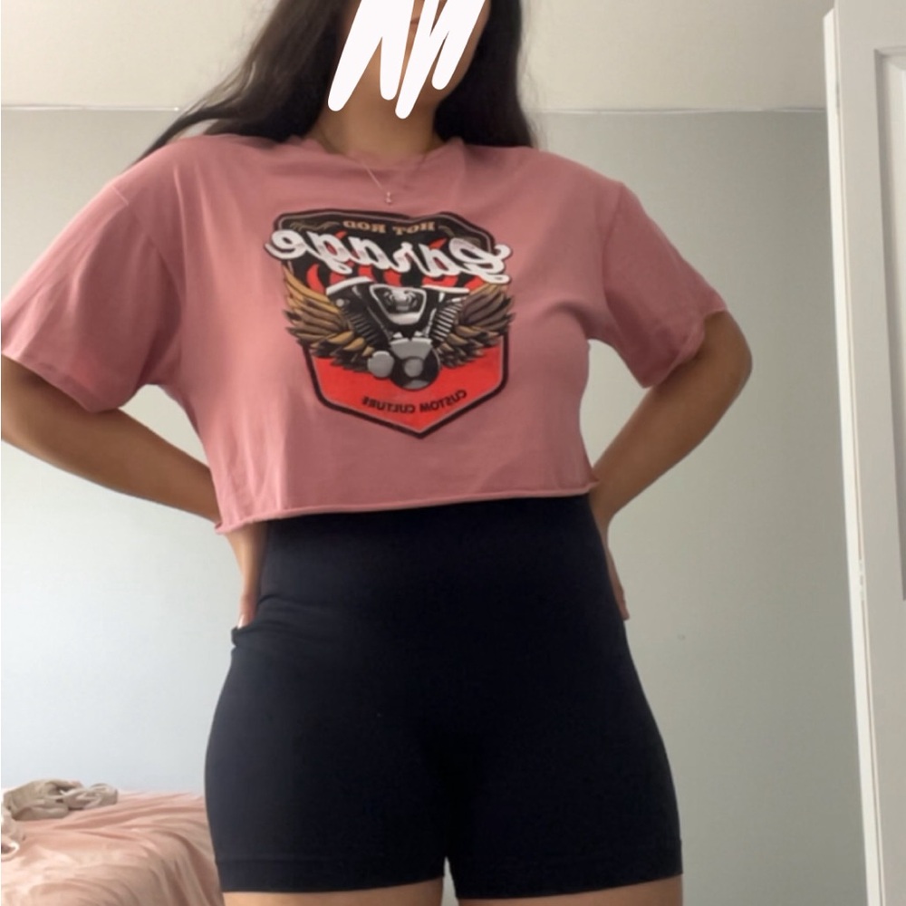 Crop top pink